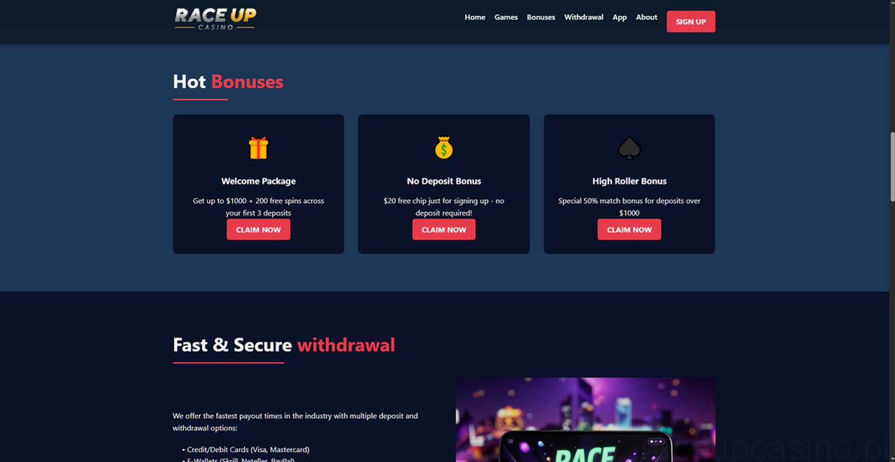 Raceup Casino Casino
